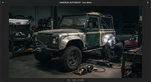 Defender 110 — before restoration
